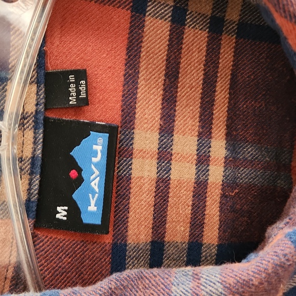 Kavu Flannel Snap (buttondown) Shirt sz M - Picture 3 of 6